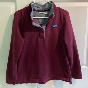 LL Bean Women’s 1/4 Snap Fleece